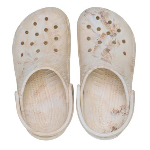 Crocs Kids - Watercoloured Marbled Clog Sandal Bone Swirl Youths